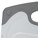 S&T INC. Cutting Board Set, Cutting Boards for Kitchen with Rubberized Grips and Juice Grooves, 3 Pack with Different Sizes, White and Grey