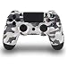 Wireless Controller for PS4 - Remote Joystick for Sony Playstation 4 with Charging Cable and Double Shock (Gray Camouflage,2019 New)