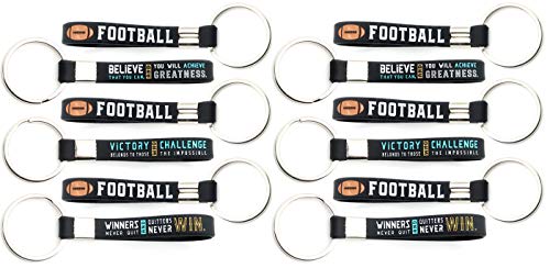 12-Pack-Football-Keychains-with-Motivational-Quotes-Wholesale-Pack-of-Key-Chains-in-Bulk-for-Football-Gifts-for-Team-Football-Theme-Party-Favors-and-Supplies-for-Boys-Girls-Men-Women