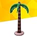 LUOEM Inflatable Palm Trees Swimming Pool Float Hawaiian Luau Party Decoration Beach Party Favors