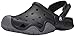 crocs Men's Swiftwater Clog M Mule, Black/Charcoal, 10 M US