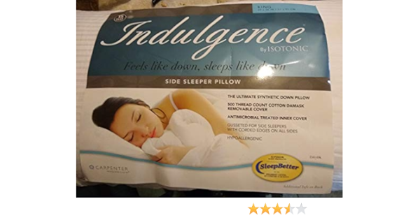 isotonic indulgence pillow