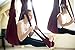 Aerial Yoga Swing Antigravity Trapeze Set - Flying Yoga Nylon Hammock Slips Anti-gravity Inversion Exercises Kit for Indoor & Outdoor with 50-inches Handles Extensions Straps Daisy Chain Included