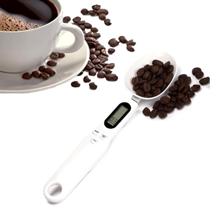 Colher Medidora Digital com Balança LCD Dosador Precisão Cozinha Até 500g