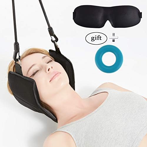 Hammock for Neck with Eye Mask and Grip Circle, Vibrant Lifestyles, Relax your Neck, Suitable for Office Workers, Drivers, Athletes, Students, Body Workers