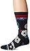 Stance Men's Burma Floral Camo Arch Support Classic Crew Sock, Navy, L