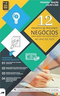 Livro 12 Planos de Pequenos Negócios para Porto Velho 2025.: Guia de Empreendedorismo, Primeira Edição, Análise de Mercado e Planos de Negócios.