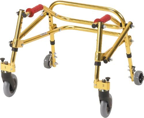 Tyke Nimbo Rehab Lightweight Golden Yellow Posterior Posture Walker 1 pcs sku# 1477826MA
