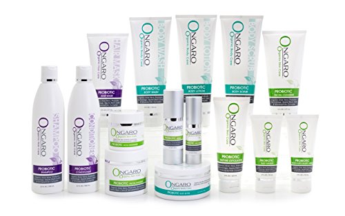 Ongaro Organic Facial Cleanser; Cleans Clogged Pores & Removes Dead Skin Cells While Hydrating for Younger Looking Skin with Probiotic Technology, Aloe Vera, Apple Stem Cells, and Peptides; 6oz