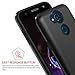 SENON LG Fiesta LTE Case,LG X Charge Case, Hybrid Dual Layer Shock-Absorption Protective Cover Shell LG Fiesta LTE,Black