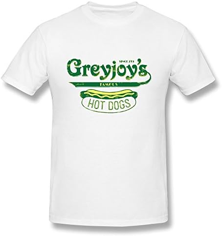 Shuynole Men Greyjoys Famous Hot Dogs Theon Game Of Thrones Custom Cool Size L Color White T-Shirts