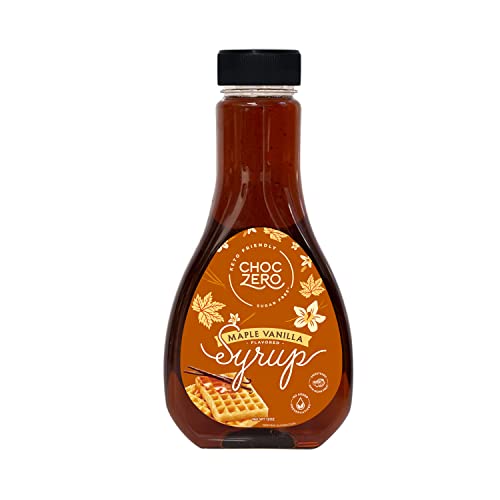 ChocZero's Maple Vanilla Keto Syrup Sugar Free Pancake Syrups