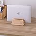 Double Vertical Laptop Stand for Desk Kirigen Office Organizer Rack – Desktop Holder with Adjustable Dock Size Up to 1 inch – Compatible with MacBook Notebook Surface Pro- Natural Wood (LTKD-2-NA)thumb 1