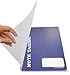BookFactory Note Taking Notebook/Student Note Taker Carbonless Notebook, 50 Sets of 8 1/2'' x 11'' Pages - 100 Sheets Total - [Wire-O Bound] (LOG-050-7CW-D (NoteTaking))