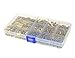 XLX 600pcs M2 M3 Brass Male-Female / Female-Female Spacer Standoff Screw Nut Assortment Kit and stainless steel Screw Nut Set (Brass M3)