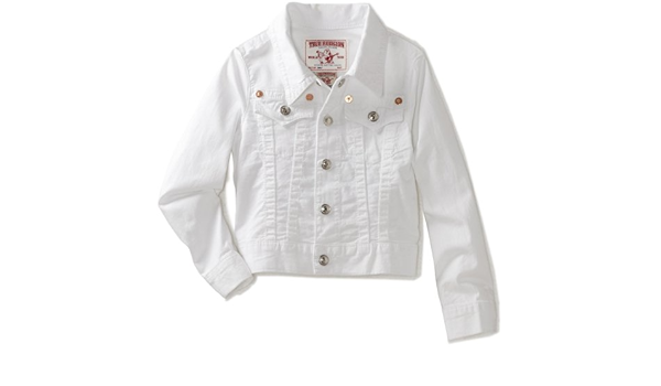 true religion jacket white