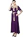 Baya Muslim Dress Dubai Kaftan for Women Half Sleeve Arabic Long Dress Abaya Islamic Clothing Girls Caftan Jalabiya