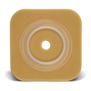 UPC 820140016613, Convatec 401905 Sur-Fit Natura Two-Piece Durahesive Skin Barrier - 6&quot; x 6&quot; - 4&quot; Flange - 5/BX