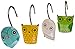 Creative Bath GIV83MULT Give a Hoot Shower Hooks, Set of 12