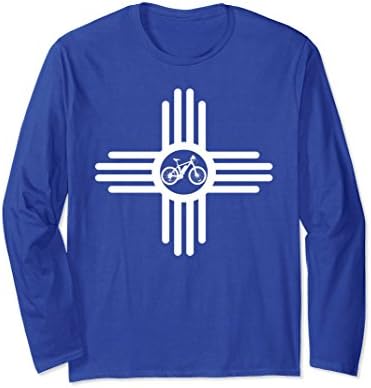 Unisex Bike New Mexico Shirt - Cyclist Tee - New Mexico Pride Shirt Small Royal Blue
