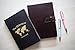 Creoly Rose Gold and Silver Cute Ballpoint Pen Gift Set For Women - Refillable Aesthetic Pen Set With Black Ink, by Elmina