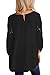 FARYSAYS Women's Casual Crewneck Lace Crochet High Low Long Sleeve Loose Blouse Tops (S-XXL)