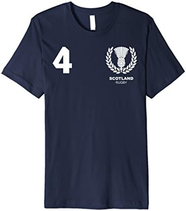 Mens Scotland Scottish Rugby Jersey T-Shirt XL Navy
