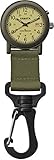 Dakota Light Backpacker Clip Watch w/Dial Light - Moss