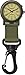 Dakota Watch Company Light Backpacker Clip Watch with Dial Light, Moss
