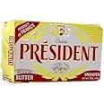 (pack of 4) President Unsalted Butter in Foil (7 oz / 199 g)