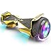 HOVERSTAR Hoverboard HS 2.0v Chrome Color Bluetooth Flash Wheel with LED Light Self Balancing Wheel Electric Scooter (Chrome Gold)