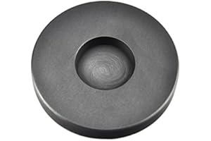 PMC SUPPLIES LLC 3 oz Troy Ounce Round Silver Graphite Ingot Coin Mold for Melting Casting Refining Scrap Metal Jewelry