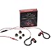 iAltCom Gab Gear Comfortable Stereo Wired Ear-hook Earbuds with Microphone in Red and Black