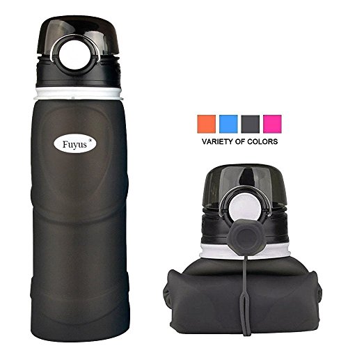 Fuyus collapsible silicone water bottles-750ml,medical …