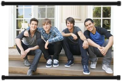 Big Time Rush Pop Group Fabric Wall Scroll Poster (32"x21") Inches