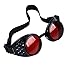 Careonline Retro Vintage STEAMPUNK GOGGLES Glasses Punk Goth Colorful Lens COSPLAY PARTY