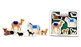 Star From Afar Stable Animals - Christmas add on - Colorful Wooden Toys - Great Christian or Catholic Gift for Children