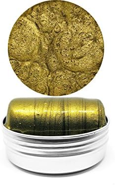 Strong Magnetic Thinking Putty Slime with Magnet (Gold) Creative & Scientific Magnetism Experiment for Kids & Adults | Promotes Stress Relief, Occupational Physical Therapy