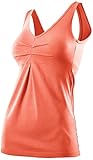 2XU Women's Movement V Tank Top, Sunburst Orange