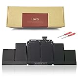 A1417 Battery for A1398 APPLE MacBook Pro 15 Inch Retina (Mid 2012 & Early 2013) Laptop Replacement Battery, fit Macbook Pro MC975LL/A MC976LL/A ME665LL/A ME664LL/A MD831LL/A by HWG