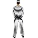 Amscan 840227 Men Jail Prisoner Costume Set - Standard Size