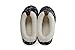 MOXO Women's Wool Plush Fleece Lined bedroom Slippers (40-41) EUR