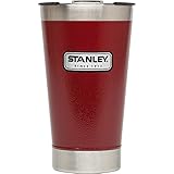 Stanley Classic Vacuum Pint, Hammertone Crimson, 16 oz