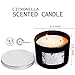 ycyh Citronella Candles Scented 3 Wick, Giant 1lb  Soy Wax, Glass Jar 14.5 oz, 80 Hour Burn,  Outdoor and Indoorthumb 2