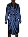 Mens Long Silk Couture Lounge / Sleepwear Robe - One Size Fits Most