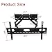 Suptek Full Motion Articulating TV Wall Mount Bracket for Most 32-60'' LED, LCD, and Plasma Flat Screen TVs/VESA up to 600x400mm / Super-Strength Load Capacity/Free Bubble Level MA5073