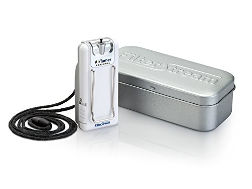 AirTamer A302 | Small Personal and Portable Air Purifier | Lithium Battery Operated | New Electrostatic Purification Technology Filters Odors, Dust, Germs, Mold, Smoke, Allergens and More