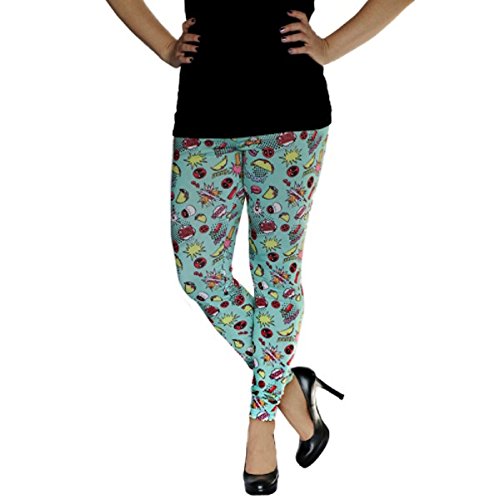 Marvel Deadpool Tacos All over print Leggings Womens Size: Small