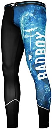 Bad Boy Mma Mens Premium Compression Origin Spats MMA Workouts Baselayer Training Pants
