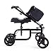 Sandinrayli Knee Scooter Walker Steerable Scooter Crutches Alternative for Disabled Knee Injured Foot